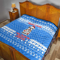 Christmas Stalker Bulldog Quilt Xmas Holiday Patterns - Wonder Print Shop
