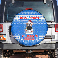 Christmas Stalker Bulldog Spare Tire Cover Xmas Holiday Patterns - Wonder Print Shop