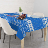 Christmas Stalker Bulldog Tablecloth Xmas Holiday Patterns - Wonder Print Shop