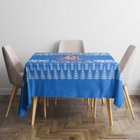 Christmas Stalker Bulldog Tablecloth Xmas Holiday Patterns - Wonder Print Shop
