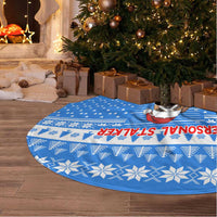 Christmas Stalker Bulldog Tree Skirt Xmas Holiday Patterns - Wonder Print Shop
