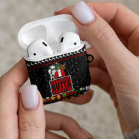 Christmas Straight Outta Gangsta Claus AirPods Case Xmas Holiday Patterns - Wonder Print Shop