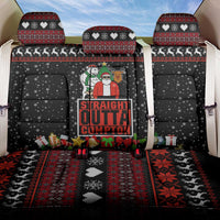 Christmas Straight Outta Gangsta Claus Back Car Seat Cover Xmas Holiday Patterns - Wonder Print Shop