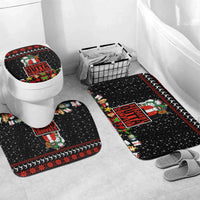 Christmas Straight Outta Gangsta Claus Bathroom Set Xmas Holiday Patterns - Wonder Print Shop