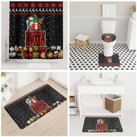 Christmas Straight Outta Gangsta Claus Bathroom Set Xmas Holiday Patterns - Wonder Print Shop