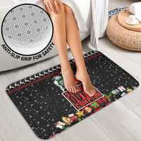 Christmas Straight Outta Gangsta Claus Bathroom Set Xmas Holiday Patterns - Wonder Print Shop