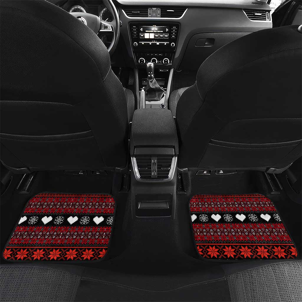 Christmas Straight Outta Gangsta Claus Car Mats Xmas Holiday Patterns - Wonder Print Shop