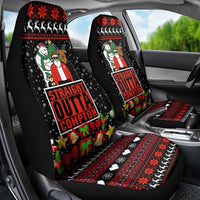 Christmas Straight Outta Gangsta Claus Car Seat Cover Xmas Holiday Patterns - Wonder Print Shop