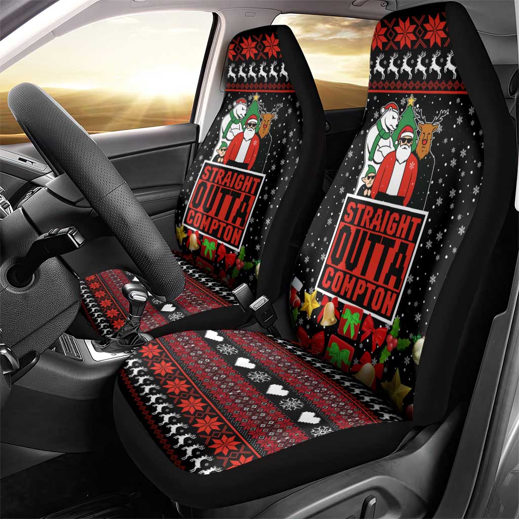 Christmas Straight Outta Gangsta Claus Car Seat Cover Xmas Holiday Patterns - Wonder Print Shop
