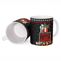 Christmas Straight Outta Gangsta Claus Ceramic Mug Xmas Holiday Patterns - Wonder Print Shop