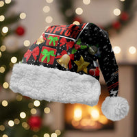 Christmas Straight Outta Gangsta Claus Christmas Santa Hat Xmas Holiday Patterns - Wonder Print Shop