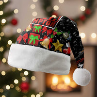 Christmas Straight Outta Gangsta Claus Christmas Santa Hat Xmas Holiday Patterns - Wonder Print Shop