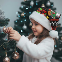 Christmas Straight Outta Gangsta Claus Christmas Santa Hat Xmas Holiday Patterns - Wonder Print Shop