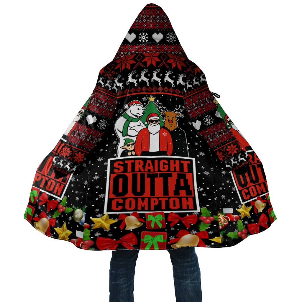 Christmas Straight Outta Gangsta Claus Cloak Xmas Holiday Patterns - Wonder Print Shop
