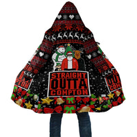 Christmas Straight Outta Gangsta Claus Cloak Xmas Holiday Patterns - Wonder Print Shop