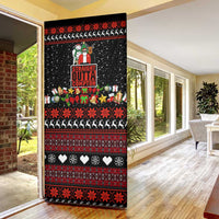 Christmas Straight Outta Gangsta Claus Door Cover Xmas Holiday Patterns - Wonder Print Shop