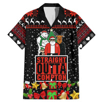 Christmas Straight Outta Gangsta Claus Family Matching Mermaid Dress and Hawaiian Shirt Xmas Holiday Patterns - Wonder Print Shop
