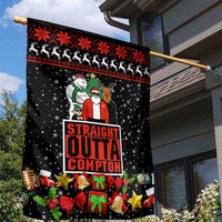 Christmas Straight Outta Gangsta Claus Garden Flag Xmas Holiday Patterns - Wonder Print Shop