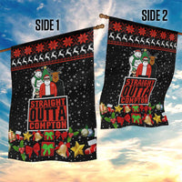 Christmas Straight Outta Gangsta Claus Garden Flag Xmas Holiday Patterns - Wonder Print Shop