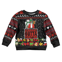 Christmas Straight Outta Gangsta Claus Kid Ugly Christmas Sweater Xmas Holiday Patterns - Wonder Print Shop
