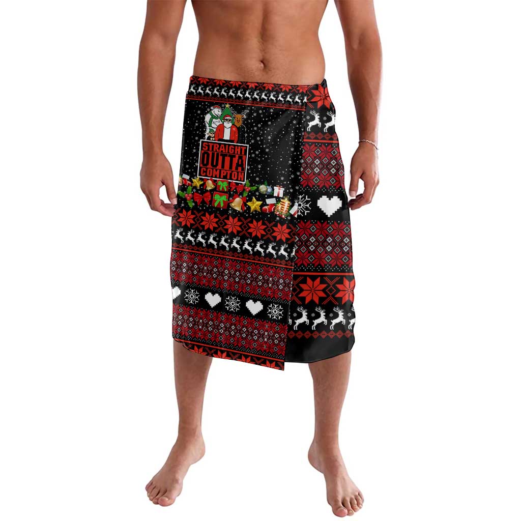 Christmas Straight Outta Gangsta Claus Lavalava Xmas Holiday Patterns - Wonder Print Shop