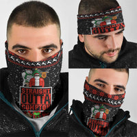 Christmas Straight Outta Gangsta Claus Neck Gaiter Xmas Holiday Patterns - Wonder Print Shop