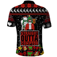 Christmas Straight Outta Gangsta Claus Polo Shirt Xmas Holiday Patterns - Wonder Print Shop
