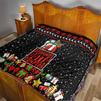 Christmas Straight Outta Gangsta Claus Quilt Xmas Holiday Patterns - Wonder Print Shop