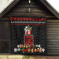 Christmas Straight Outta Gangsta Claus Quilt Xmas Holiday Patterns - Wonder Print Shop