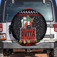 Christmas Straight Outta Gangsta Claus Spare Tire Cover Xmas Holiday Patterns - Wonder Print Shop