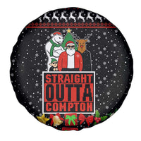 Christmas Straight Outta Gangsta Claus Spare Tire Cover Xmas Holiday Patterns - Wonder Print Shop