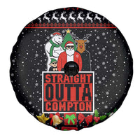 Christmas Straight Outta Gangsta Claus Spare Tire Cover Xmas Holiday Patterns - Wonder Print Shop