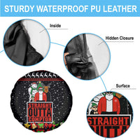 Christmas Straight Outta Gangsta Claus Spare Tire Cover Xmas Holiday Patterns - Wonder Print Shop