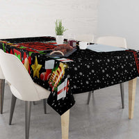 Christmas Straight Outta Gangsta Claus Tablecloth Xmas Holiday Patterns - Wonder Print Shop