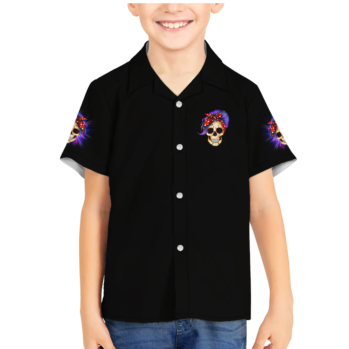 But Did You Die Mom Life Purple Messy Bun Family Matching Mermaid Dress and Hawaiian Shirt - Wonder Print Shop