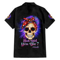 But Did You Die Mom Life Purple Messy Bun Family Matching Tank Maxi Dress and Hawaiian Shirt - Wonder Print Shop