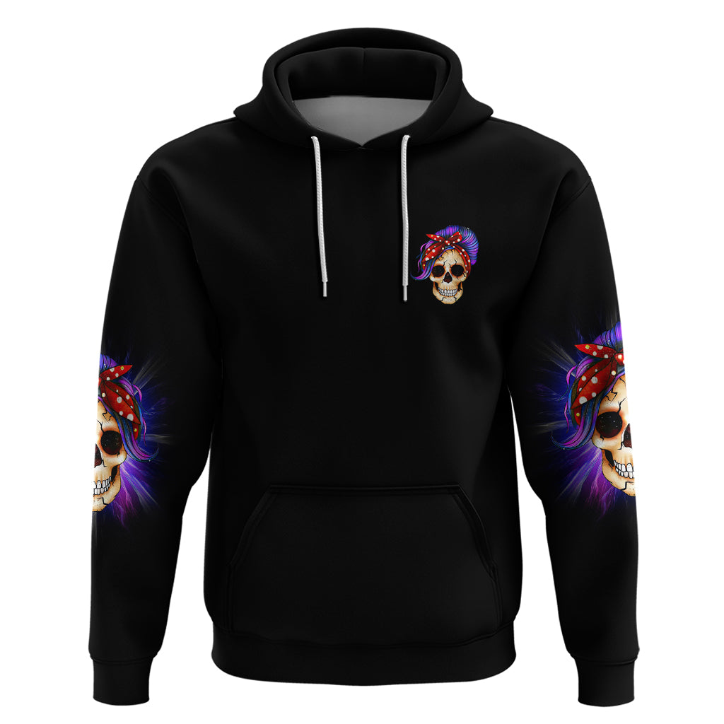 But Did You Die Mom Life Purple Messy Bun Hoodie - Wonder Print Shop