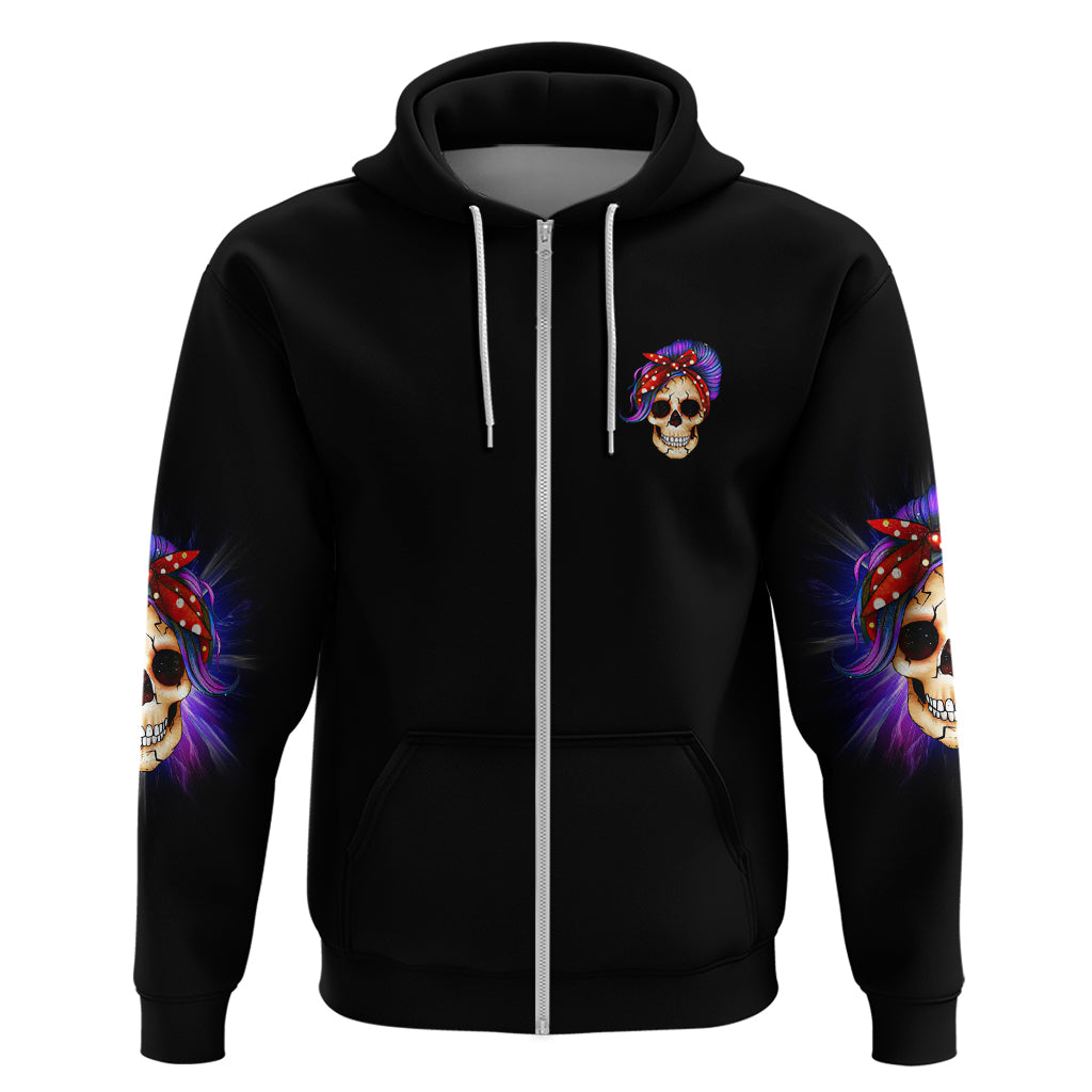 But Did You Die Mom Life Purple Messy Bun Hoodie - Wonder Print Shop