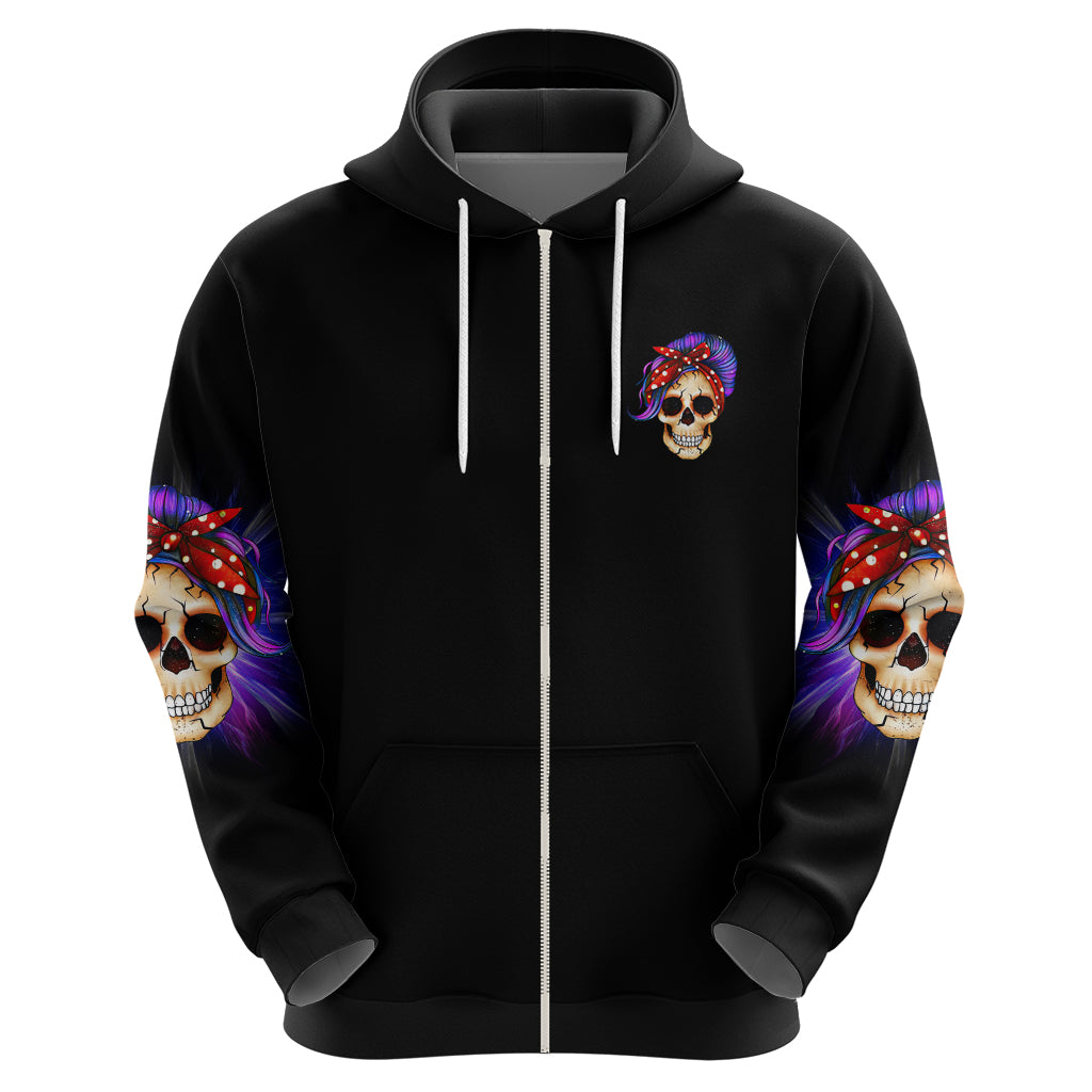 But Did You Die Mom Life Purple Messy Bun Hoodie - Wonder Print Shop