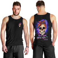 But Did You Die Mom Life Purple Messy Bun Men Tank Top - Wonder Print Shop