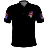 But Did You Die Mom Life Purple Messy Bun Polo Shirt - Wonder Print Shop