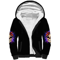 But Did You Die Mom Life Purple Messy Bun Sherpa Hoodie - Wonder Print Shop