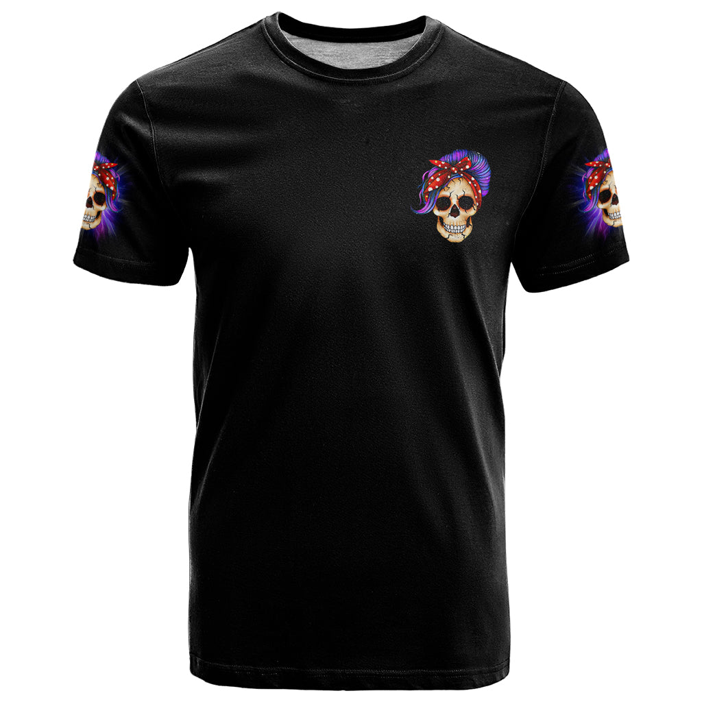 But Did You Die Mom Life Purple Messy Bun T Shirt - Wonder Print Shop