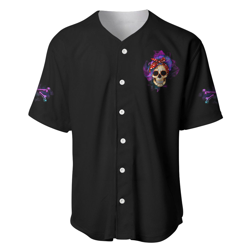 I'm A B Don't Try Me - Bullshit Tolerange Baseball Jersey - Wonder Print Shop