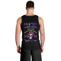 I'm A B Don't Try Me - Bullshit Tolerange Men Tank Top - Wonder Print Shop