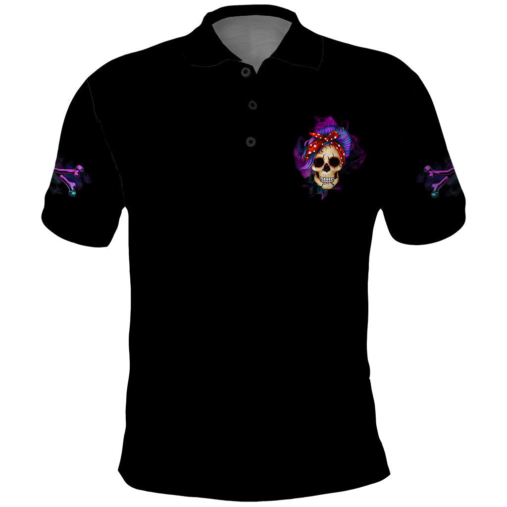 I'm A B Don't Try Me - Bullshit Tolerange Polo Shirt - Wonder Print Shop