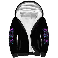 I'm A B Don't Try Me - Bullshit Tolerange Sherpa Hoodie - Wonder Print Shop