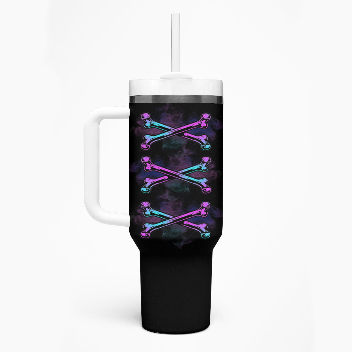 I'm A B Don't Try Me - Bullshit Tolerange Tumbler With Handle - Wonder Print Shop