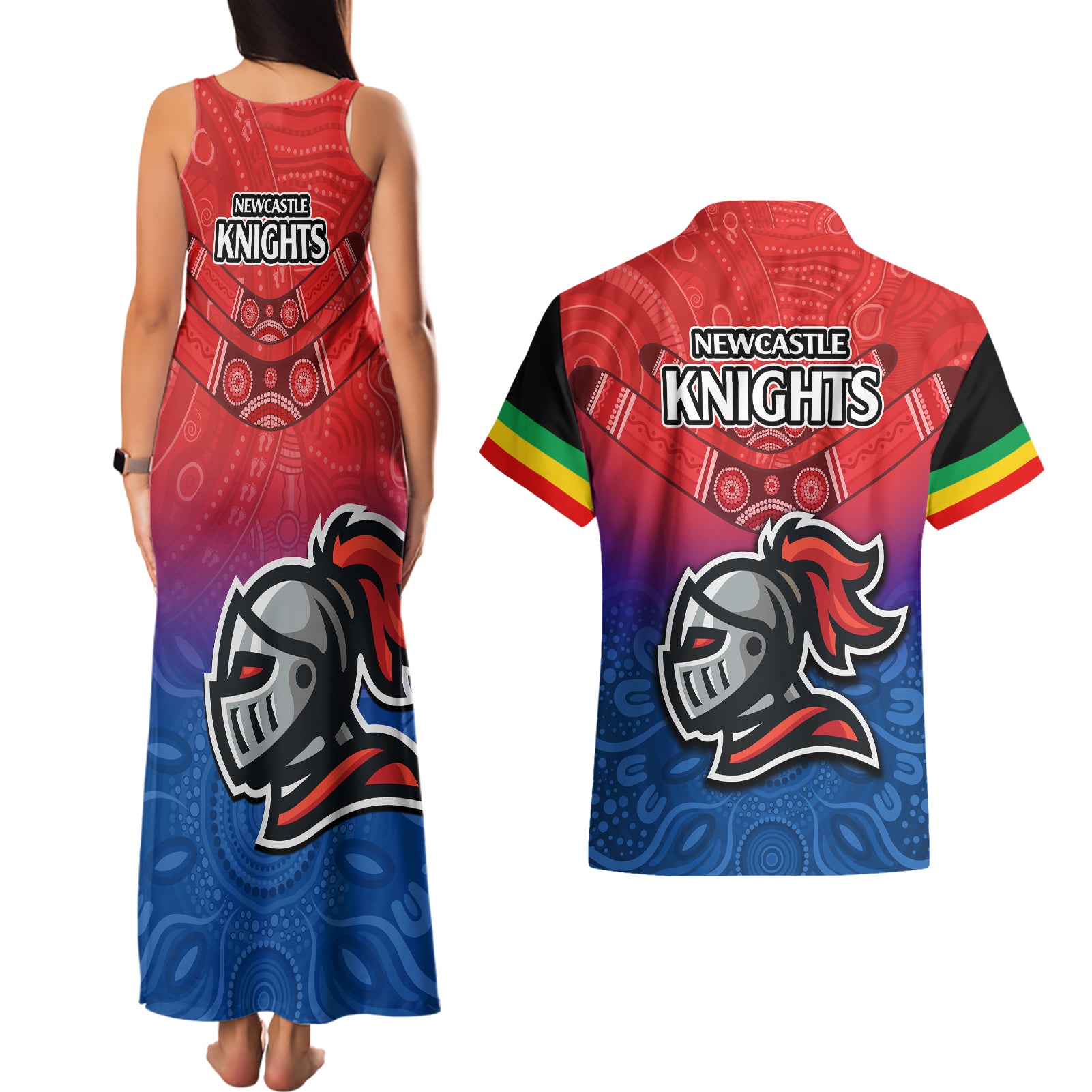 Warning Kinda Crazy Messy Bun Skull Couples Matching Tank Maxi Dress and Hawaiian Shirt - Wonder Print Shop