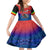 Warning Kinda Crazy Messy Bun Skull Family Matching Summer Maxi Dress and Hawaiian Shirt - Wonder Print Shop
